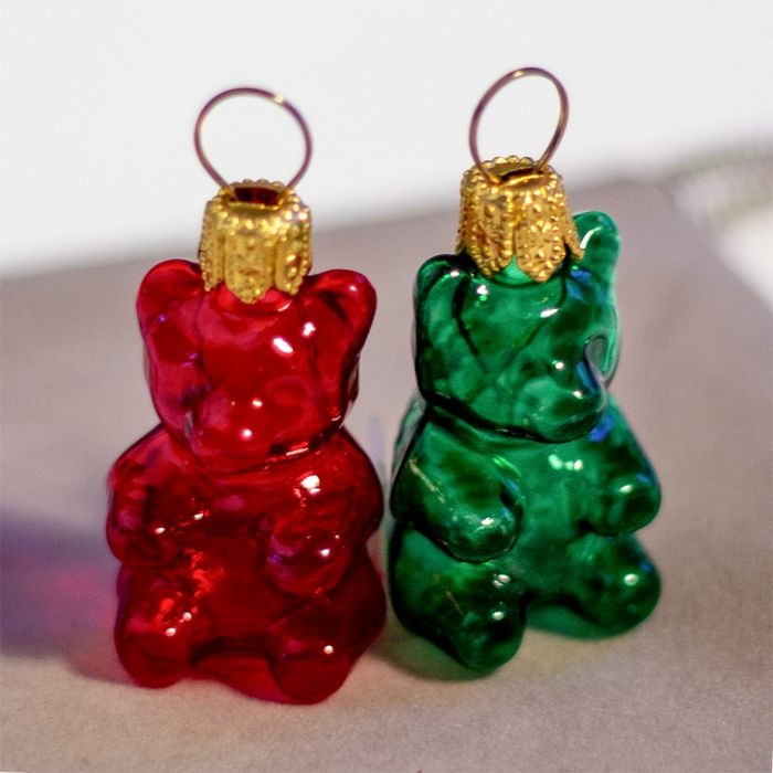 Gummy Bears - Red & Green (2 pieces)