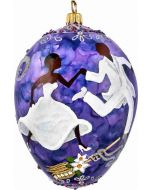The Ceremonial Jeweled Egg NOW ON CLEARANCE!!! Brass Stand Included & Gift Box