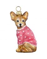 DIVA Chihuahua with Pink Velvet Coat 