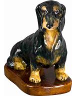 Dachshund Black Paper Mache - Now on Clearance!