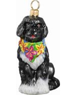 Portuguese Water Dog with Hawaiian Bandana - Now on Clearance!