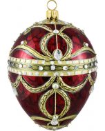 Red Imperial Jeweled Egg
