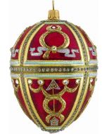 Red Russian Jeweled Egg