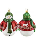 Glitterazzi Snowman in Nordic Sweater 