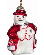 Tatra Mountain Snowman Pendant - Red and Silver Version - Now on Clearance!