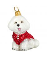 Bichon with Crystal Encrusted Coat