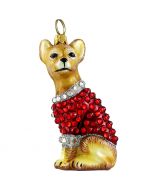 Chihuahua in Full Crystal Encrusted Coat