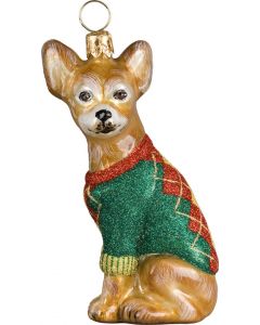 DIVA Chihuahua With Argyle Sweater