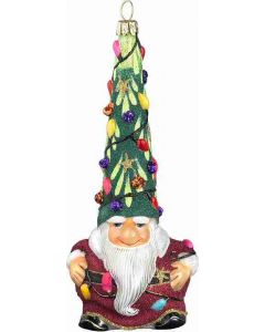 Gnome Hit The Lights Santa