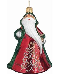 Mini Santa with Stylized Trees