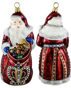 Glitterazzi Red Crown Santa