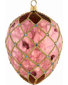 Rose Petal Jeweled Egg