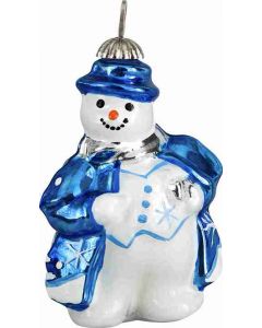 Tatra Mountain Snowman Pendant - Blue and Silver Version - Now on Clearance!