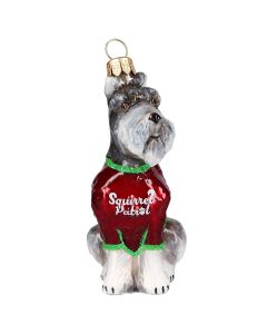Schnauzer Gray in Squirrel Patrol T Shirt - NEW FOR 2025!