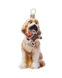 Goldendoodle with Gingerbread Boy Cookie - NEW!