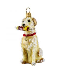 Labrador Retriever Snowy with Buoy Yellow-Clearance!