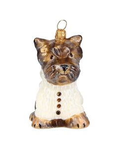 Yorkshire Terrier in Aran Sweater - NEW FOR 2025!