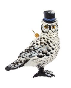 Glitterazzi Snowy Wintery Owl-Clearance!