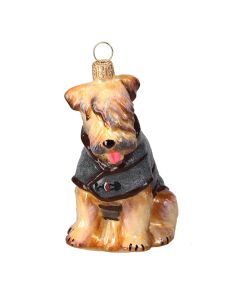 Soft Coated Wheaten in Gray Peacoat - NEW FOR 2025
