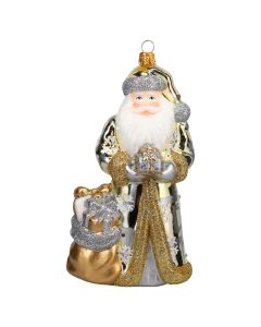 Glitterazzi Mid Century Modern Santa Gold Santa-New For 2026!