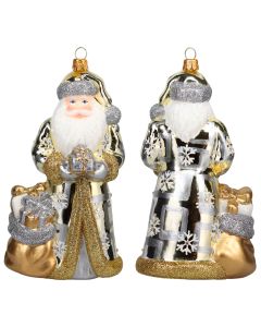 Glitterazzi Mid Century Modern Santa Gold Santa-New For 2026!