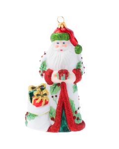 Glitterazzi Holly Berry Santa With Gift 