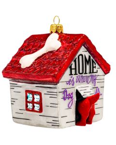 Home is Where my Dog Is… Dog House 3D Ornament - NEW!