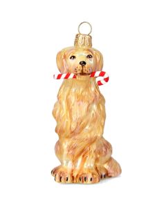 Golden Retriever with Candy Cane - NEW!