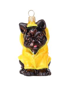 French Bulldog Black in Raincoat - NEW FOR 2025!