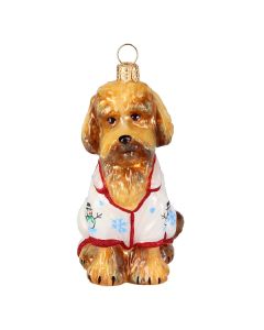 Labradoodle in Christmas PJ's - NEW FOR 2025!