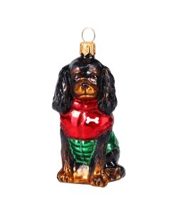 Cavalier King Black & Tan in Puffer Coat-New For 2026!