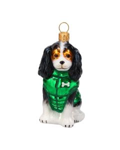 Cavalier King Tri-Color in Puffer Coat-New For 2026!