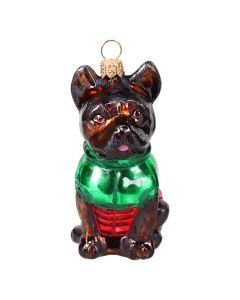 French Bulldog Black in Puffer Coat-New For 2026!