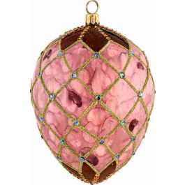 Beaded Easter/Spring Glass Egg Ornament Beaded Easter/Spring Glass Egg Ornament