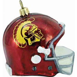 USC Football Helmet Christmas Ornament