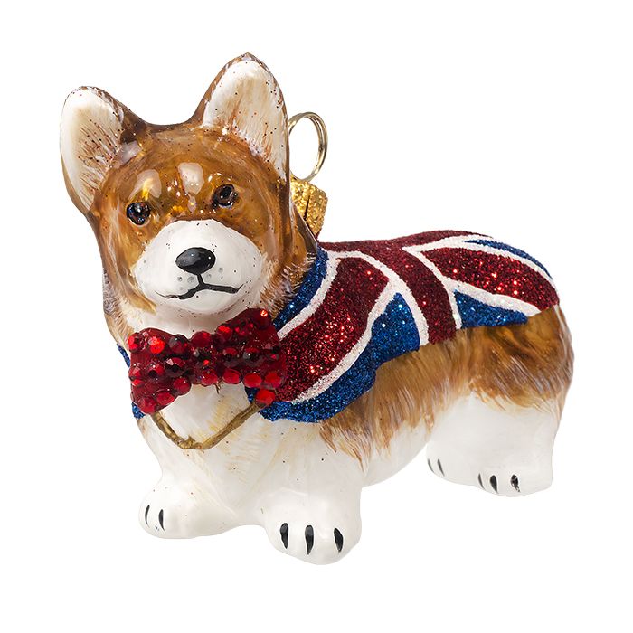 union jack dog bow tie